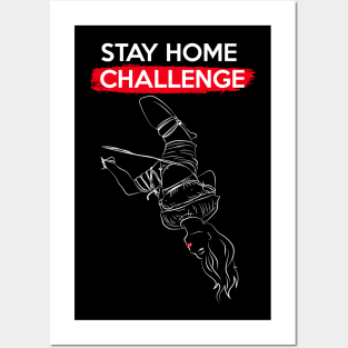 Stay Home Challenge Shibari Posters and Art